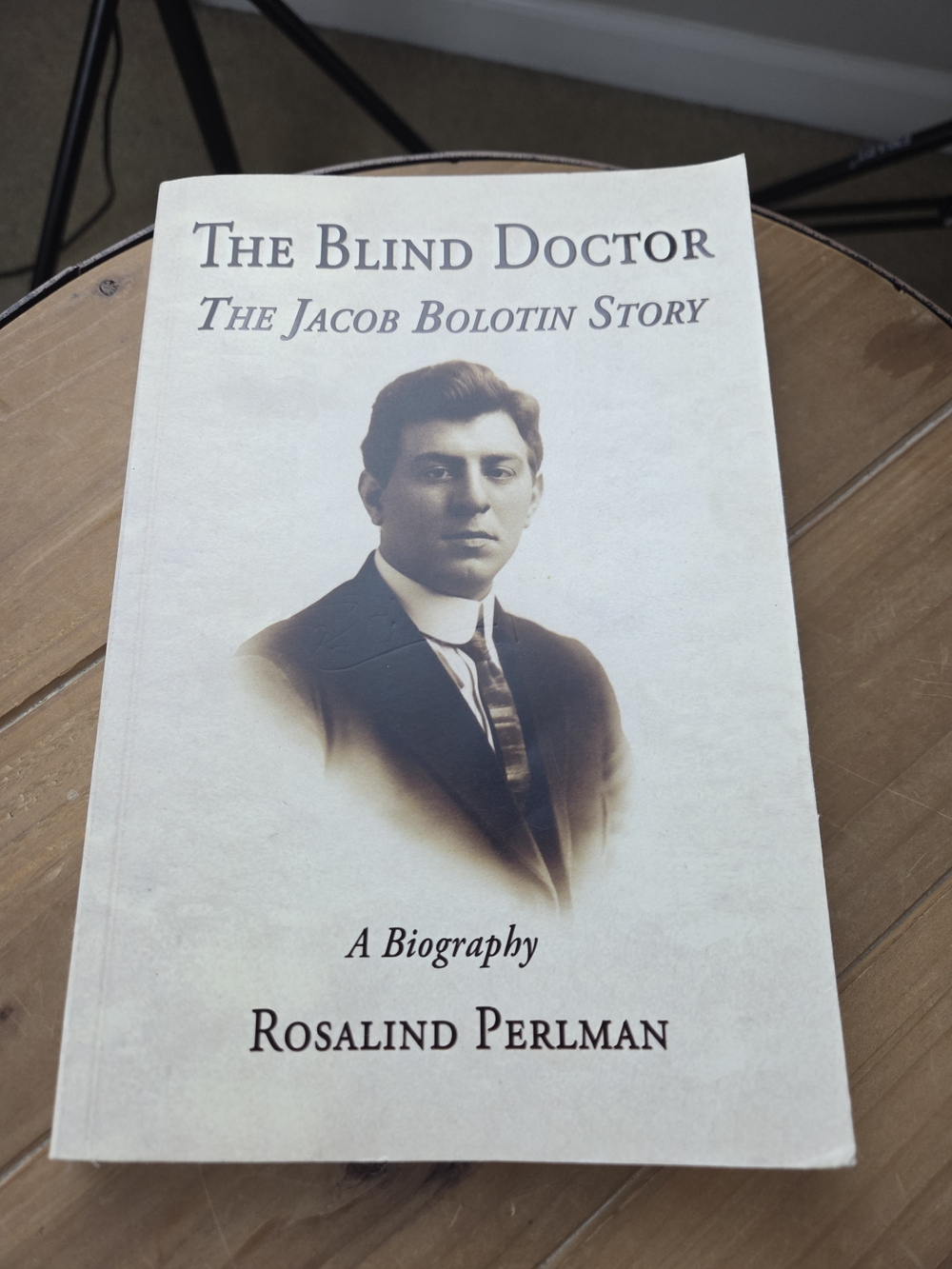 Softcover ....The Blind Doctor by - Cream Cover Coffee Table Book